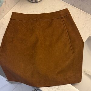 J crew Brown Suede Mini Skirt